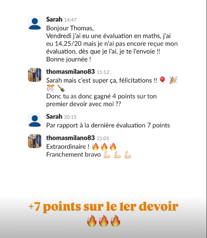 Capture du témoignage de Sarah