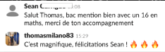 Capture du témoignage de Sean